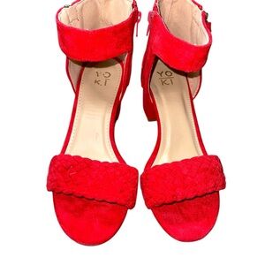 Yoki Women's Bold Red Heels